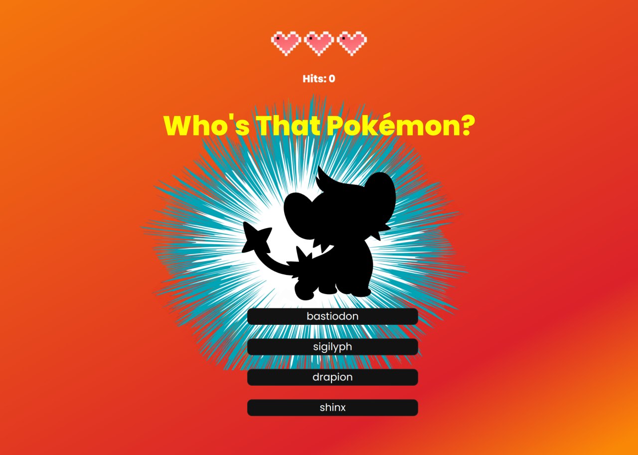 Pokemon guess game